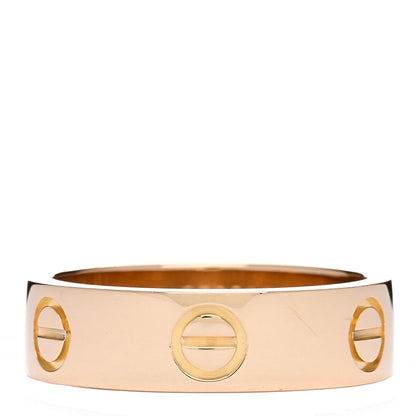 Cartier 18K Yellow Gold 5.5mm LOVE Ring 53 6.25 1 of 6
