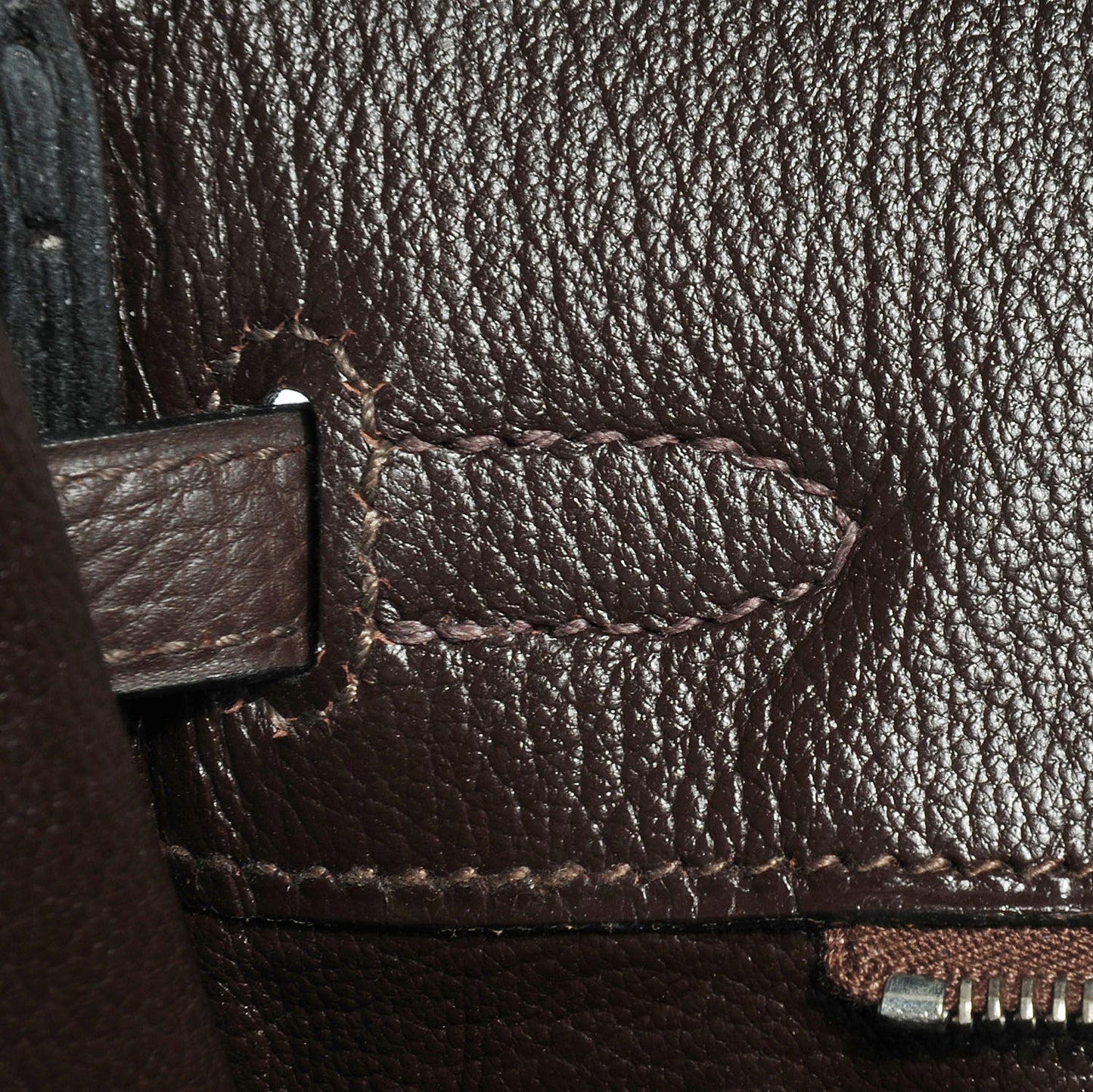 Togo Birkin 25 Marron Fonce