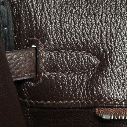 Hermes Togo Birkin 25 Marron Fonce 12 of 22