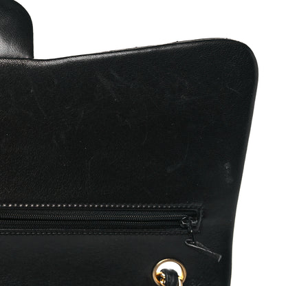 Chanel Lambskin Quilted Jumbo Double Flap Black 11 of 13
