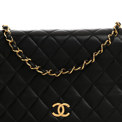 Chanel Lambskin Quilted Small Single Flap Bag Black 8 of 10