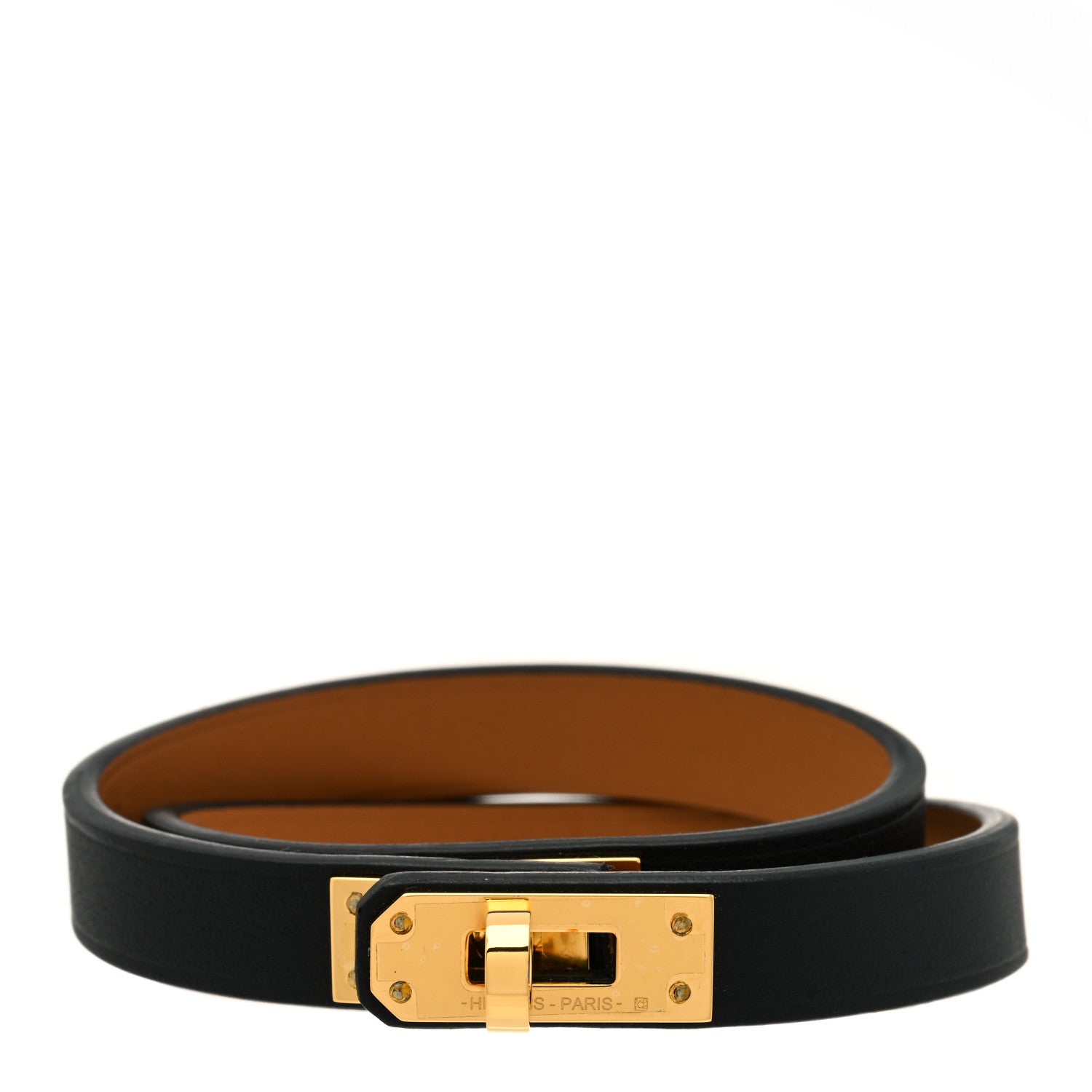 Hermes Swift Kelly Double Tour Bracelet T2 Black 1 of 5