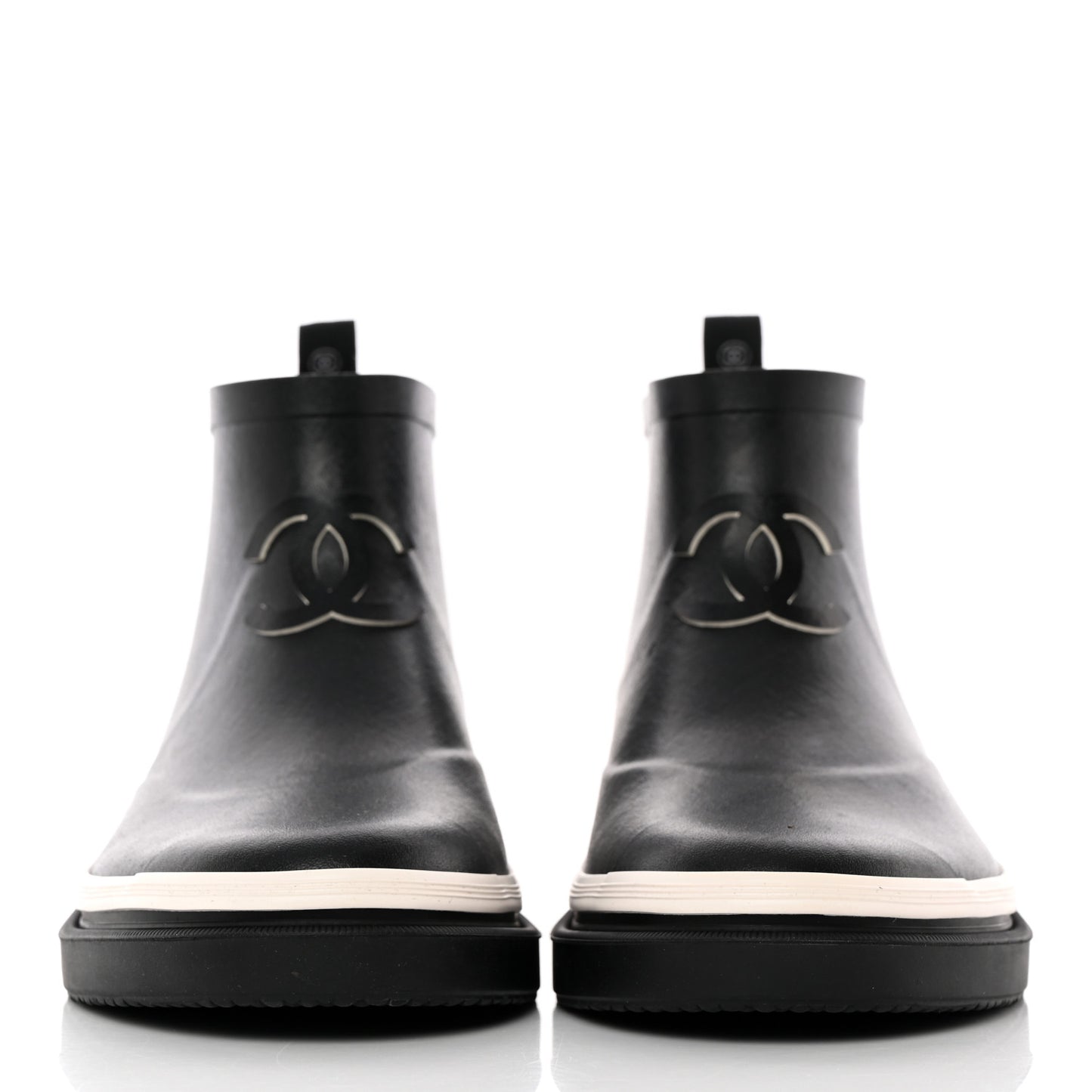 Rubber CC Short Rain Boots 39 Black