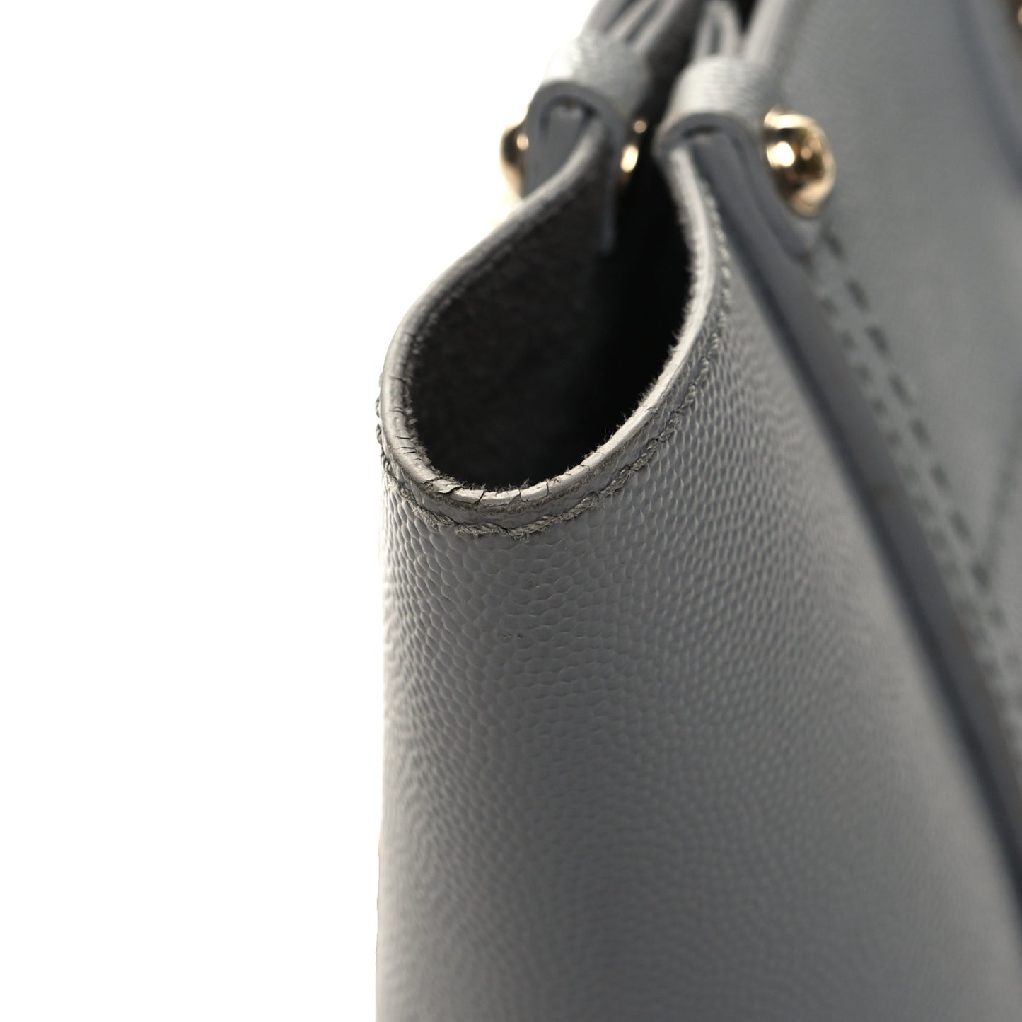Caviar Studded Small Deauville Tote Grey