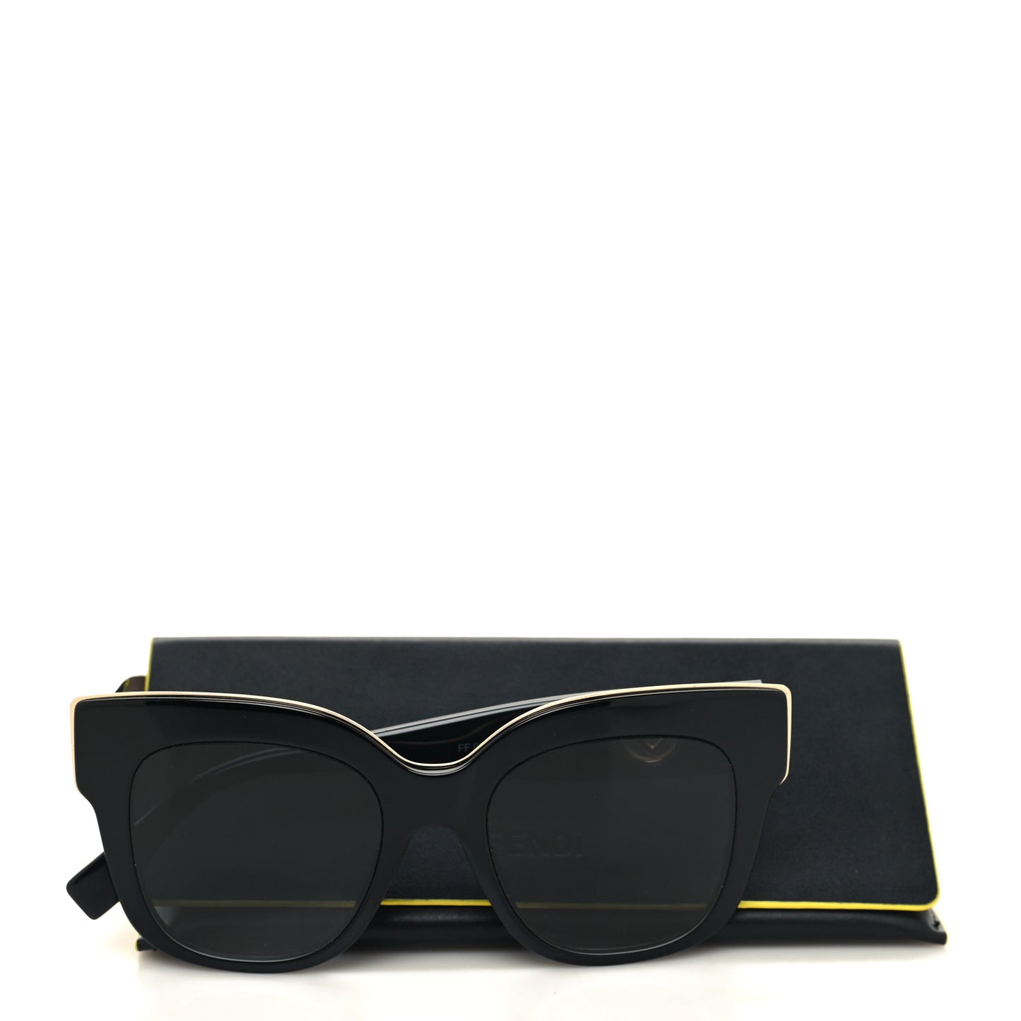 Acetate F is Fendi Cat Eye Sunglasses FF 0359/G/S Black