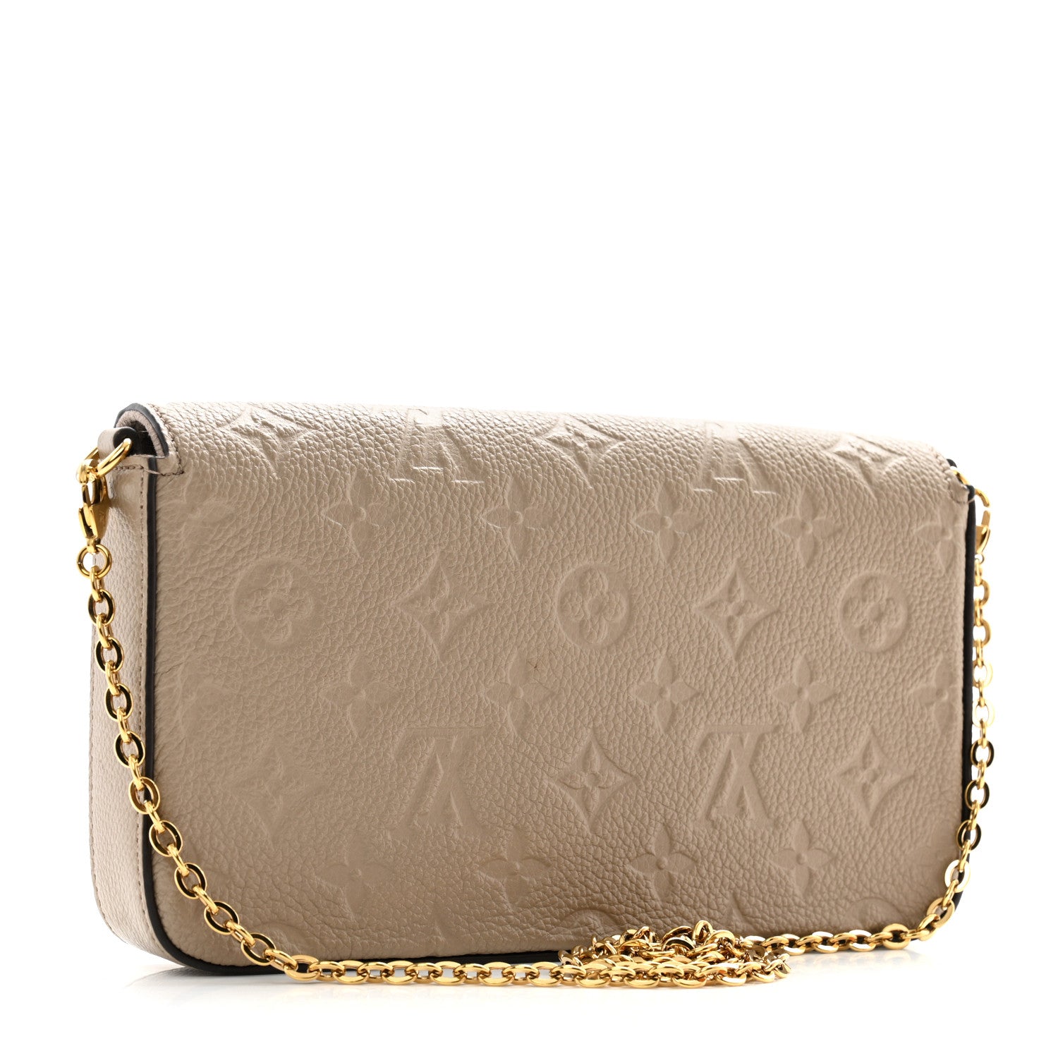 Louis Vuitton Empreinte Pochette Felicie Chain Wallet Tourterelle 4 of 13