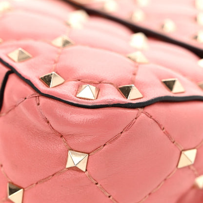 Valentino Garavani Nappa Medium Rockstud Spike Shoulder Bag Paradise Rose 11 of 11