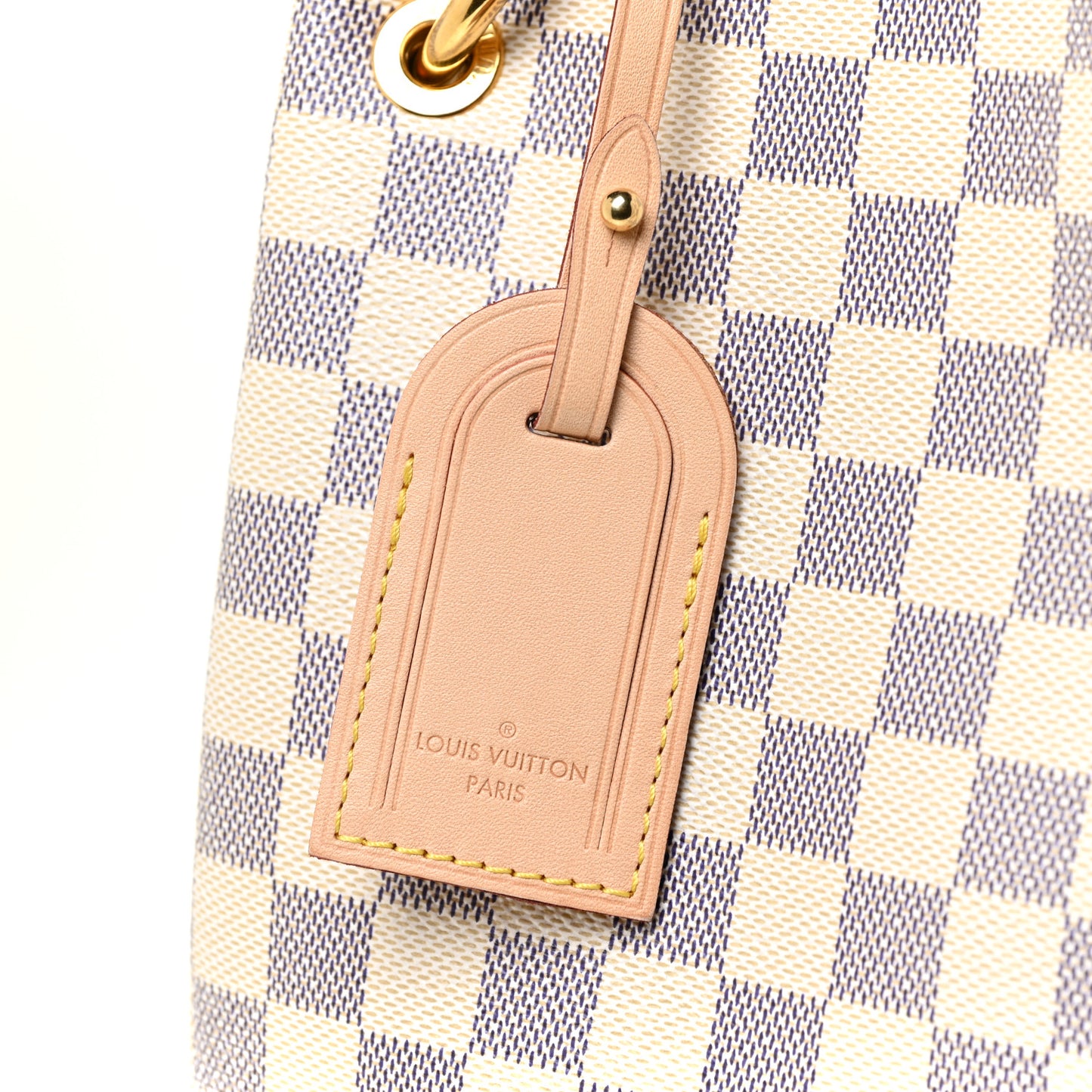 Damier Azur Graceful MM Rose Ballerine
