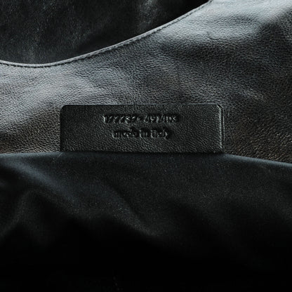 Saint Laurent Calfskin Tribute Tote Black 7 of 7