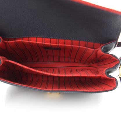 Louis Vuitton Empreinte Pochette Metis Marine Rouge 5 of 12