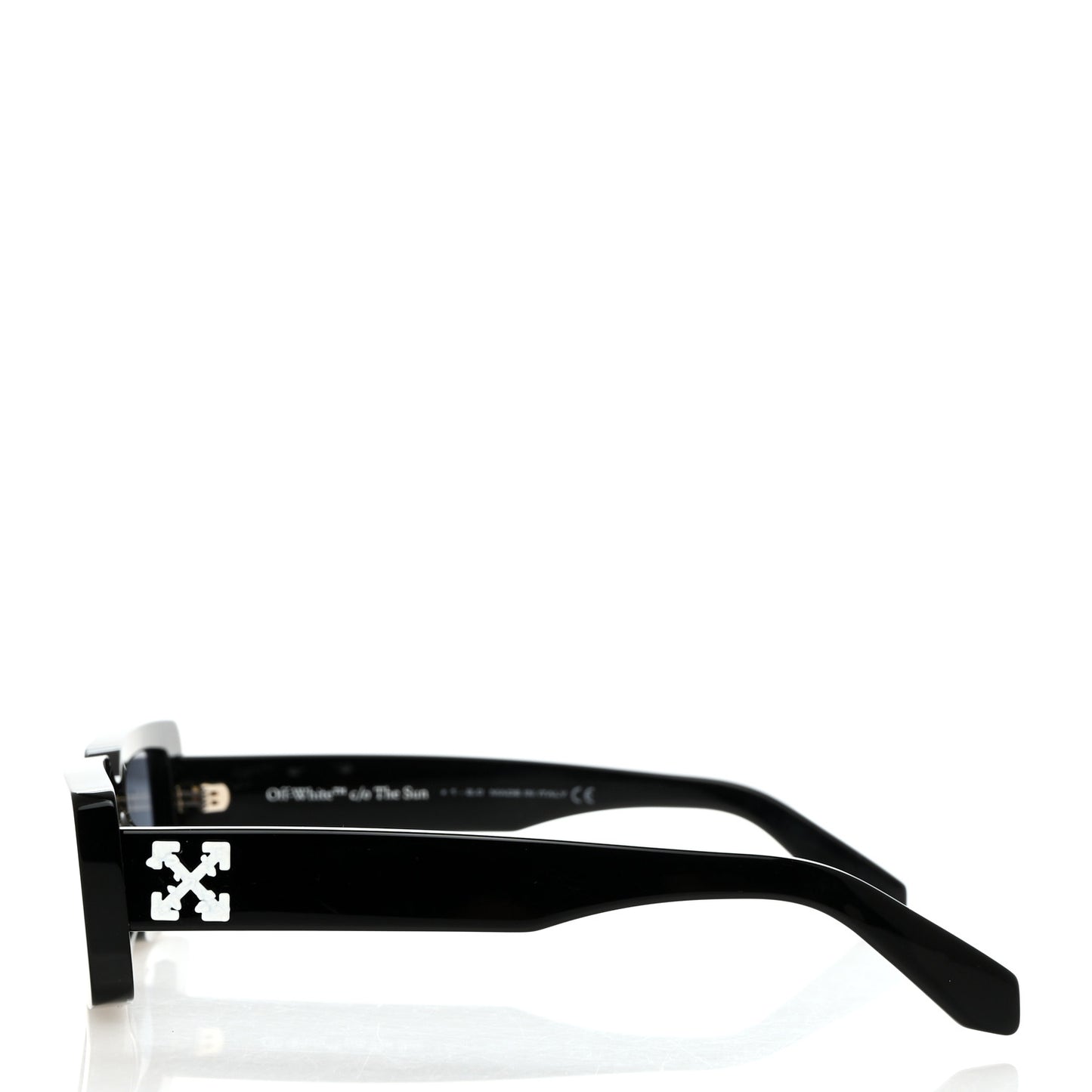 Acetate Arthur Square Sunglasses OW40004U Black