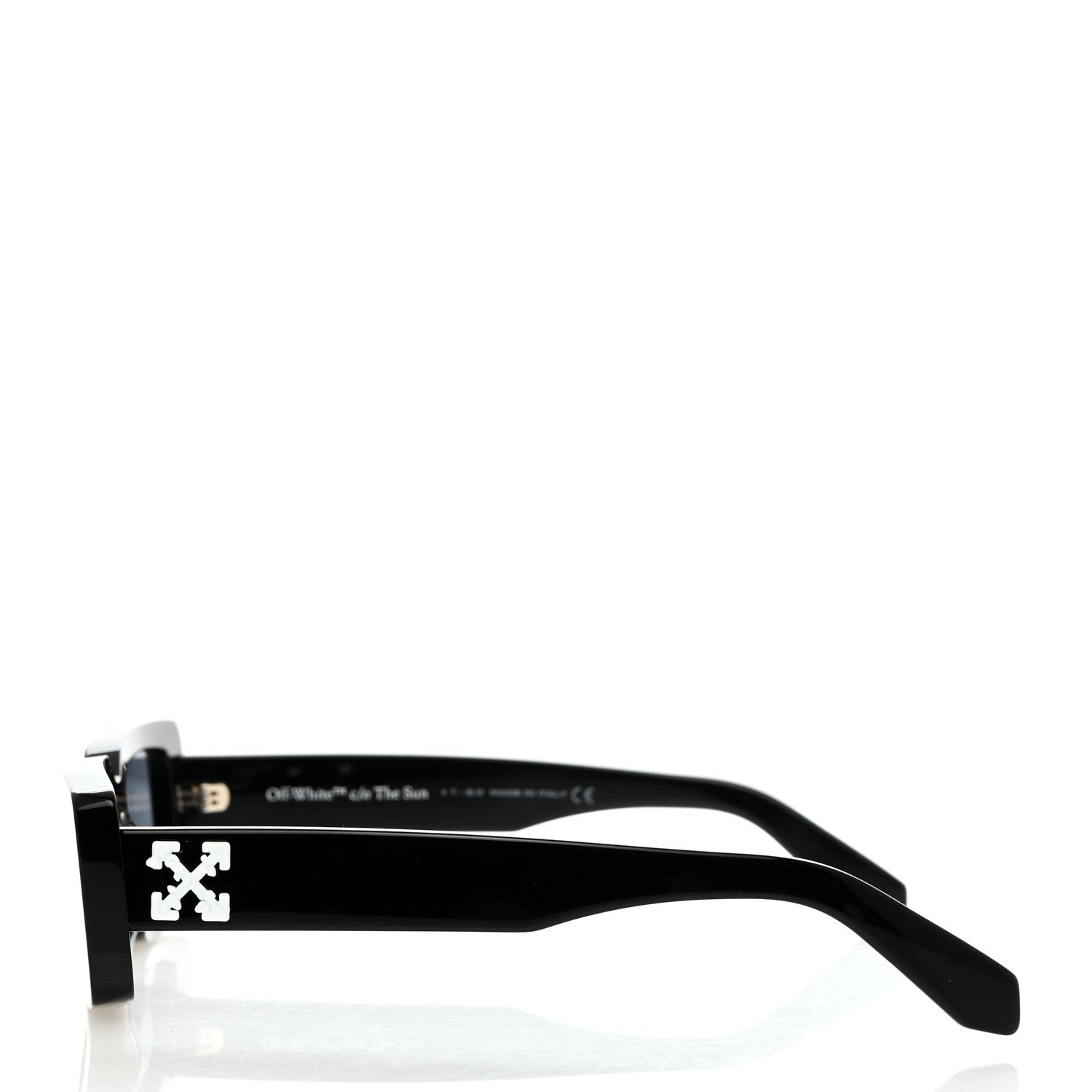 Off-White Acetate Arthur Square Sunglasses OW40004U Black 3 of 8