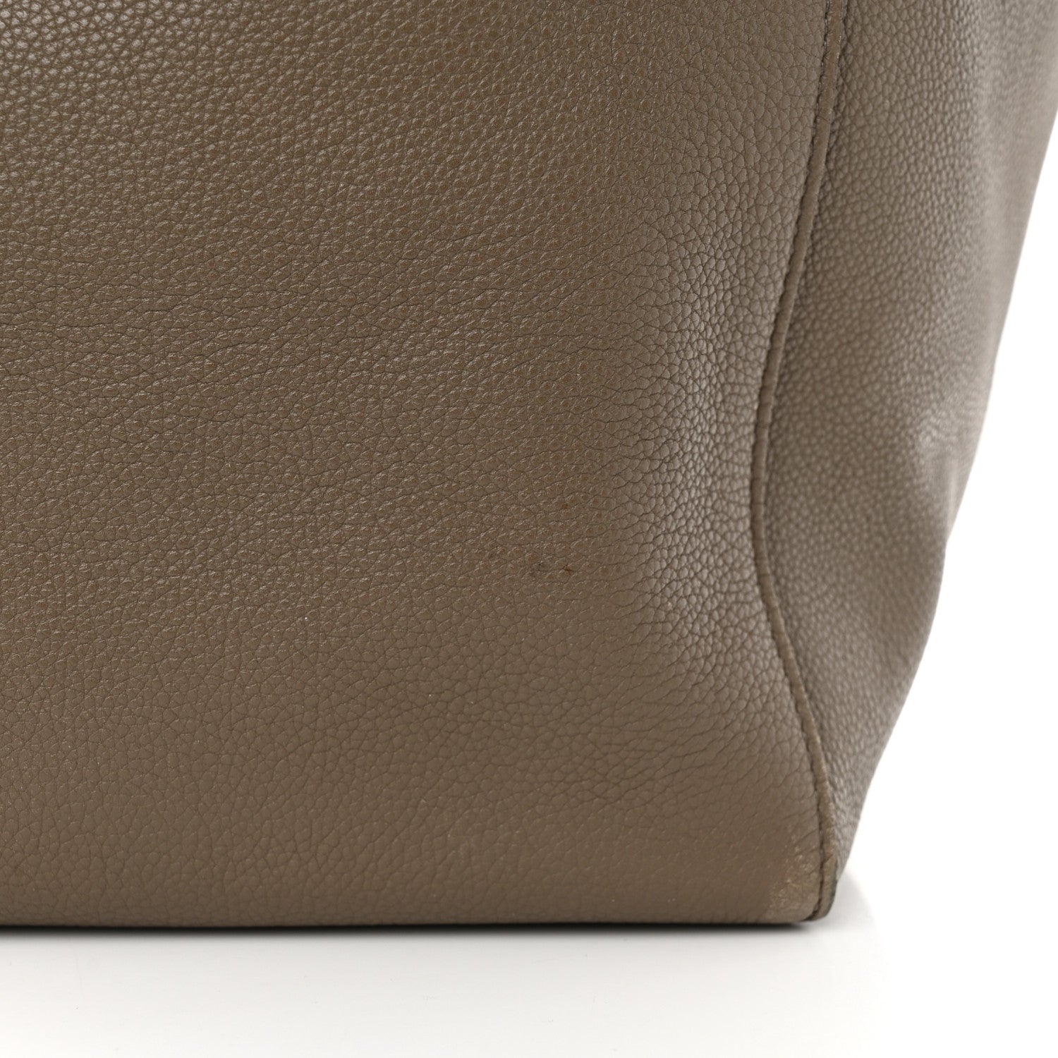 Celine Soft Grained Calfskin Medium Belt Cabas Phantom Taupe 12 of 14