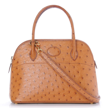 Hermes Ostrich Bolide 27 Gold 1 of 18