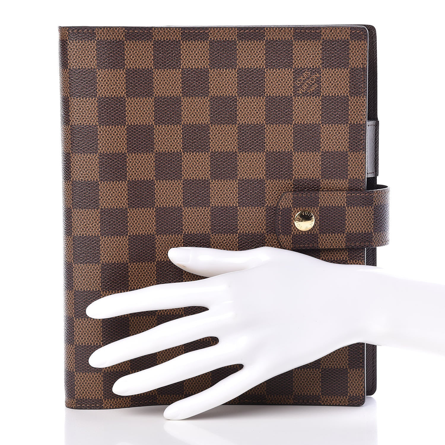 Louis Vuitton Damier Ebene Large Ring Agenda Cover 2 of 8