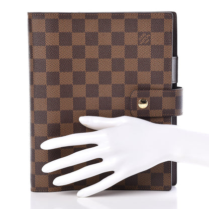Louis Vuitton Damier Ebene Large Ring Agenda Cover 2 of 8