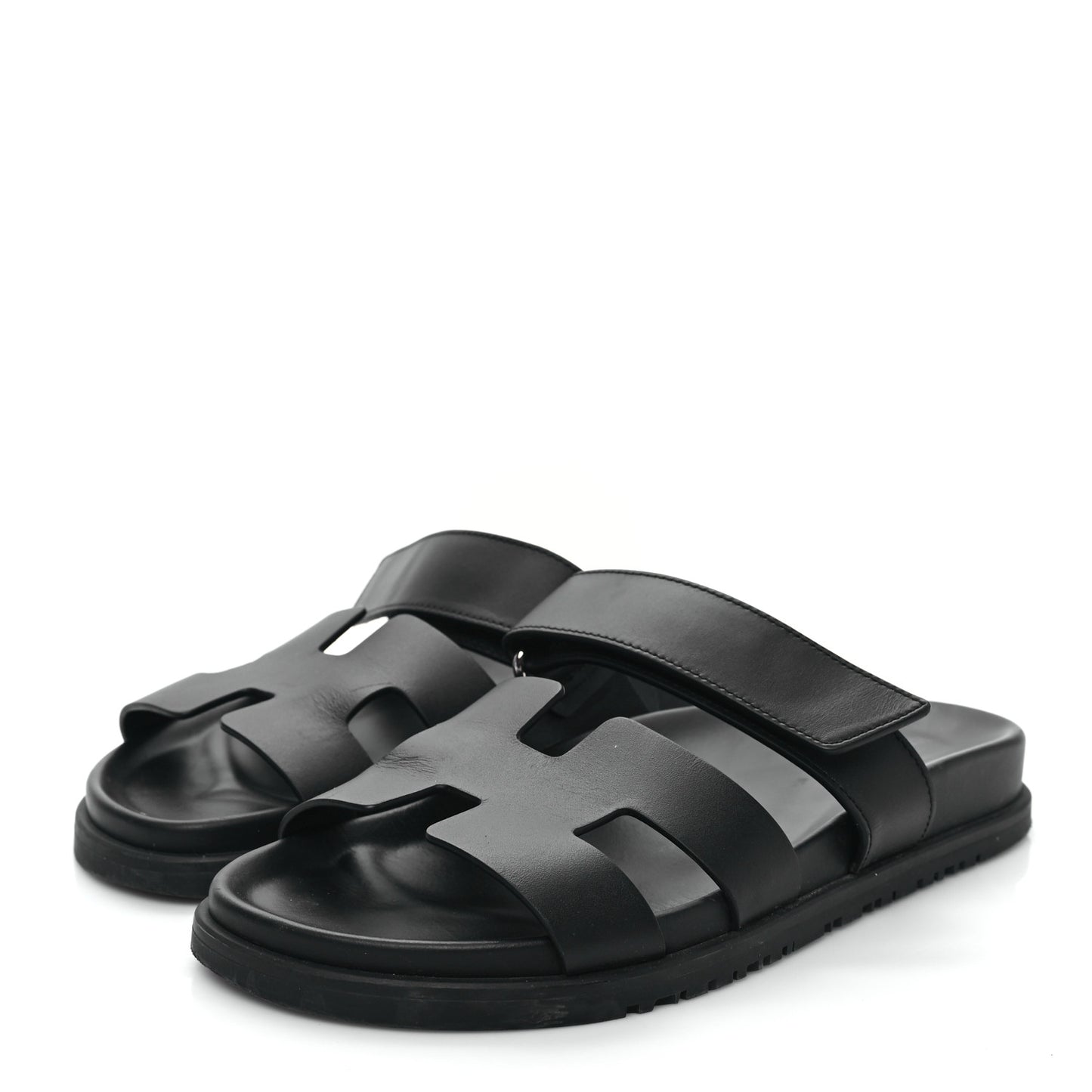 Calfskin Womens Chypre Sandals 38 Black