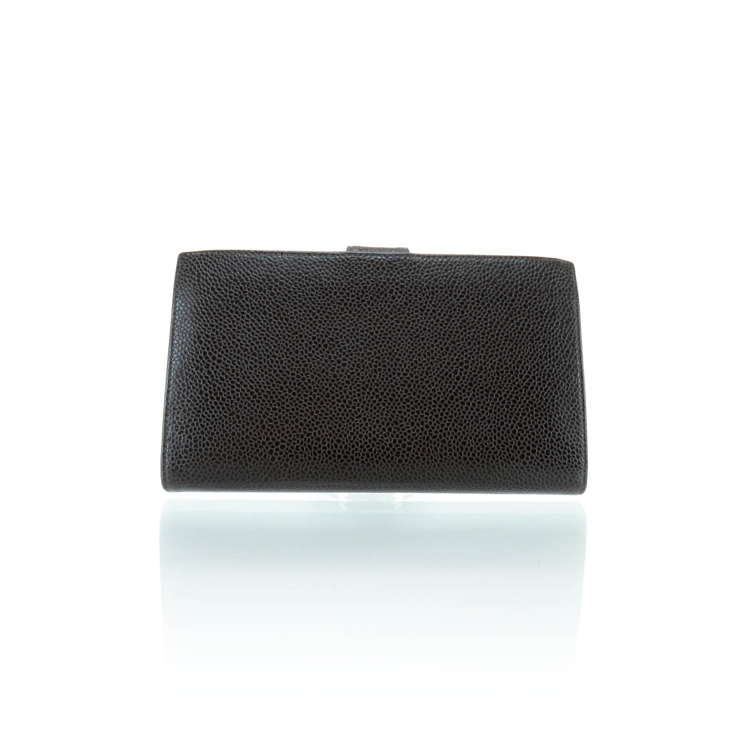 Chanel Caviar CC Wallet Dark Brown 2 of 8