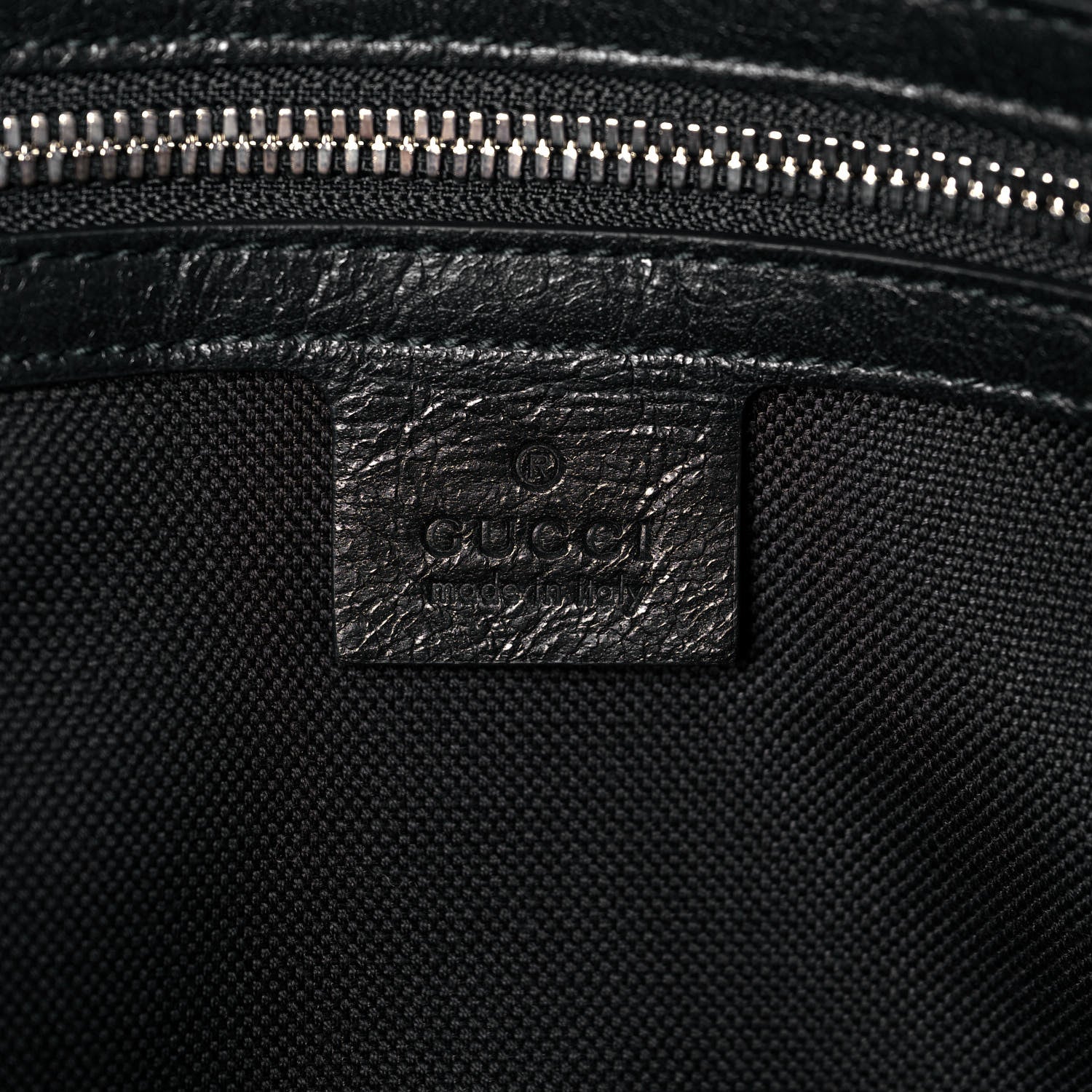 Gucci Fluffy Calfskin Morpheus Weekender Duffle Black 6 of 13
