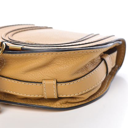 Chloe Calfskin Mini Marcie Round Crossbody Bag Dusty Yellow 10 of 11