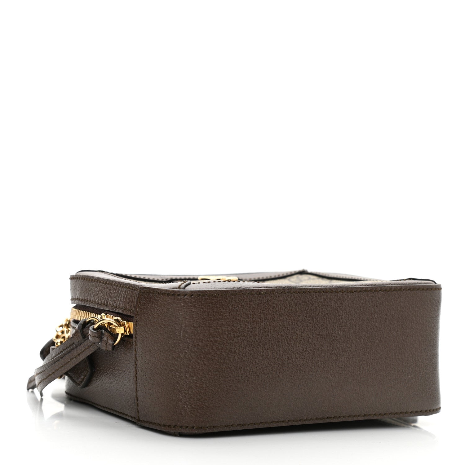 Gucci GG Supreme Monogram Mini Ophidia Top Handle Shoulder Bag Brown 3 of 10