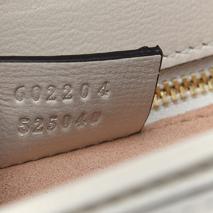 Gucci Azalea Calfskin Horsebit 1955 Shoulder Bag Mystic White 6 of 8