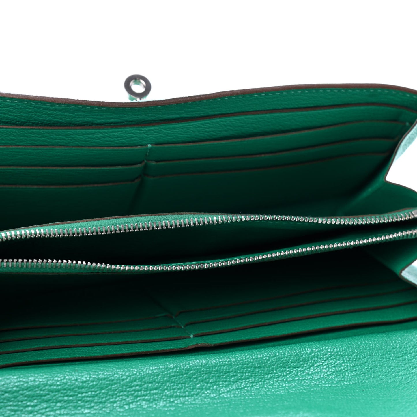 Chevre Mysore Kelly Longue Wallet Menthe