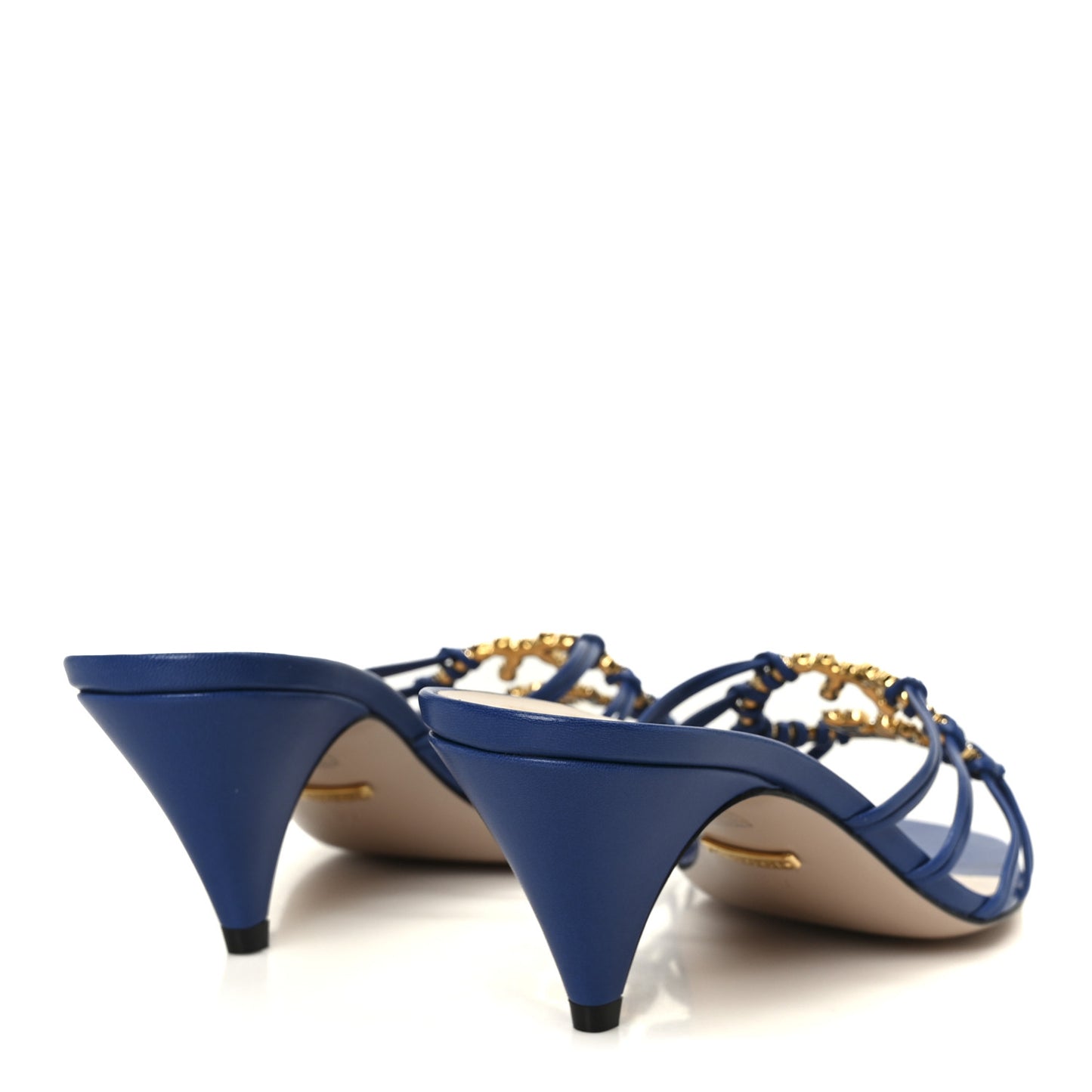 Malaga Kid Crystal GG Isa Ankle Strap 55mm Sandals 37 Rio Blue