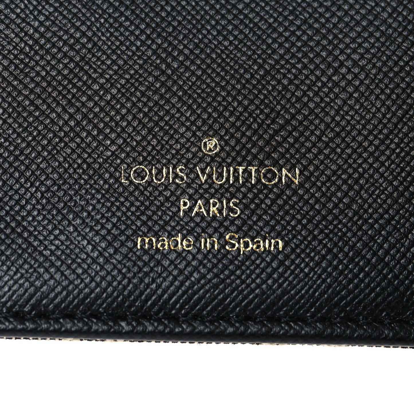 Mini Monogram Small Ring Agenda Cover Black