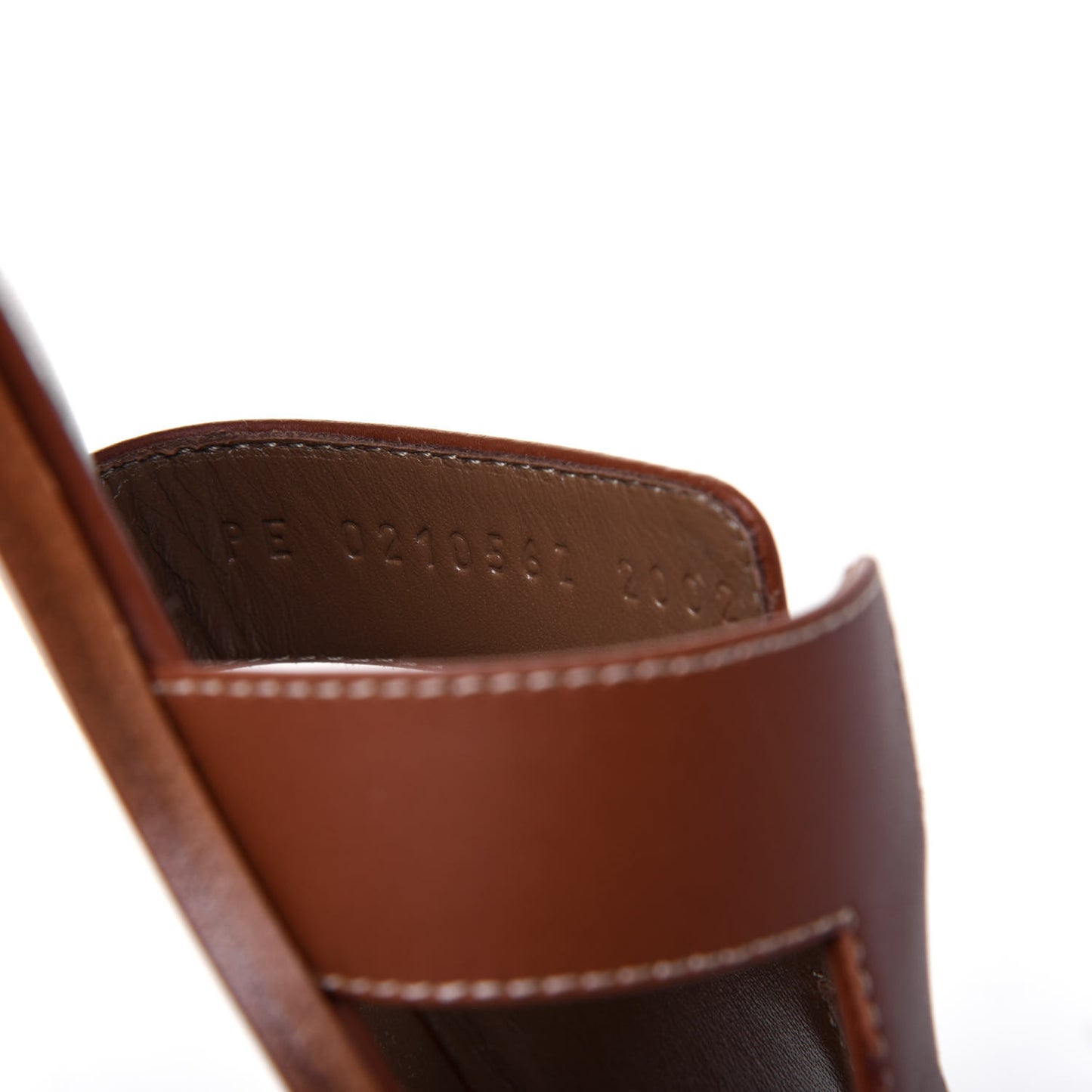 Box Calfskin Oran Sandals 40 Gold