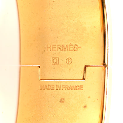 Hermes Enamel Wide Clic Clac H Bracelet PM Red 4 of 4
