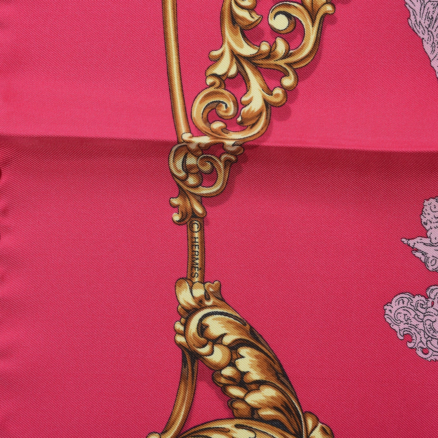 Hermes Silk Carrolses D'or Scarf 90 4 of 4