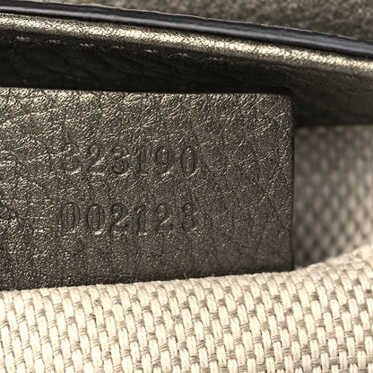 Gucci Metallic Pebbled Calfskin Small Soho Flap Crossbody Sasso 7 of 10