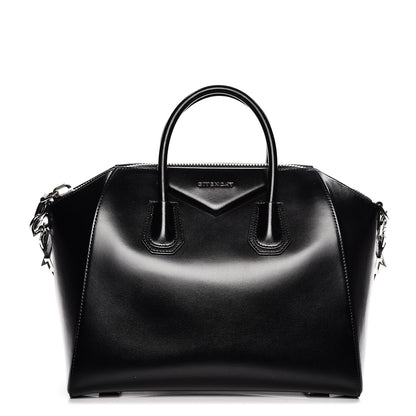 Givenchy Shiny Lord Calfskin Medium Antigona Black 1 of 18
