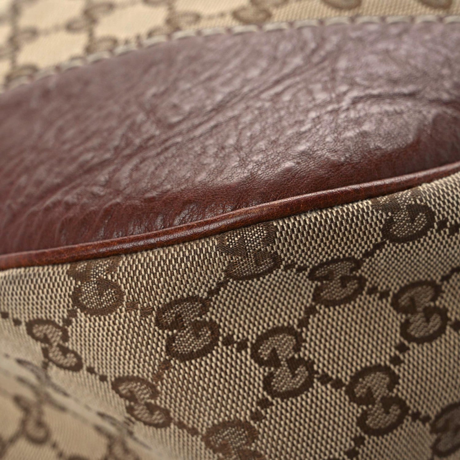 Gucci Monogram Medium Charlotte Hobo Brown 6 of 17