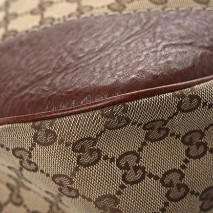 Gucci Monogram Medium Charlotte Hobo Brown 6 of 17