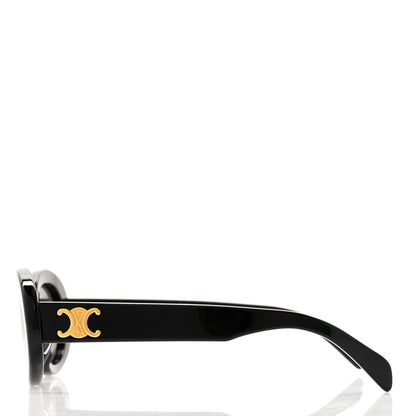Celine Acetate Triomphe 01 Sunglasses CL 40194U Black 3 of 8