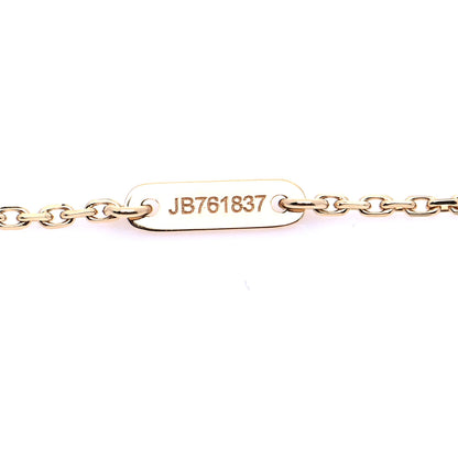 Van Cleef & Arpels 18K Yellow Gold Mother of Pearl Sweet Alhambra Pendant Necklace 5 of 7