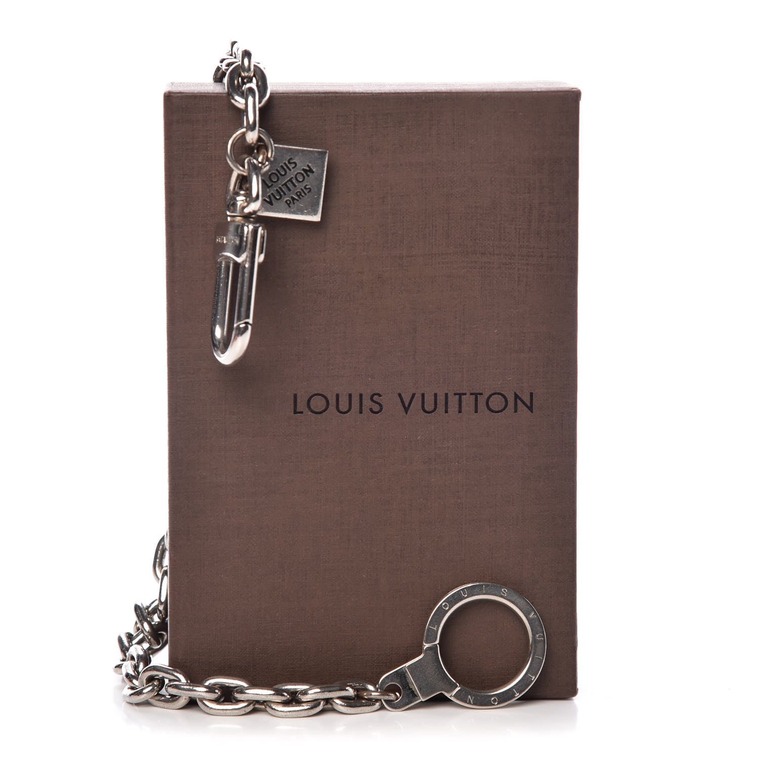 Louis Vuitton Metal Mens XL Key Chain Silver 6 of 6