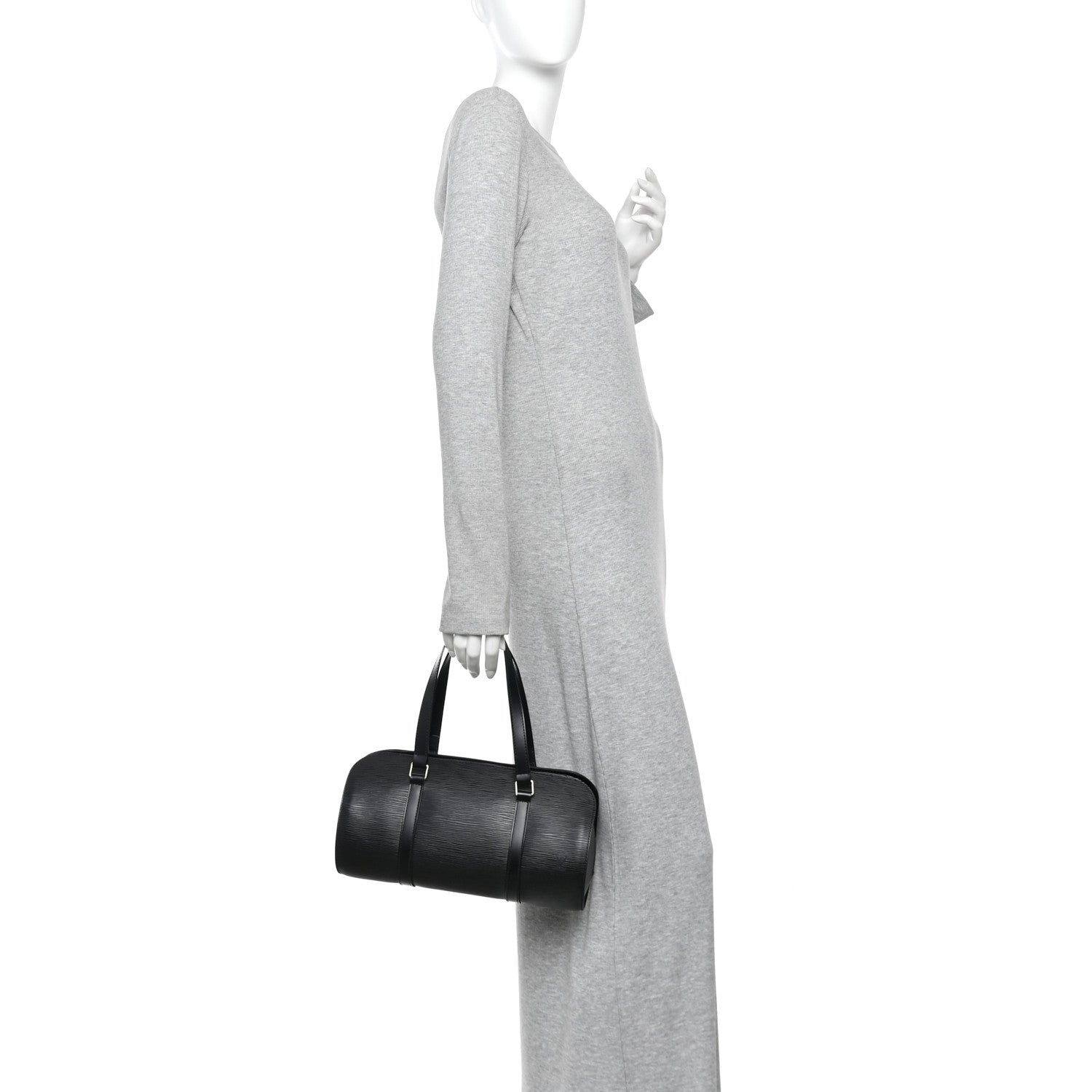 Louis Vuitton Epi Soufflot Black 2 of 10