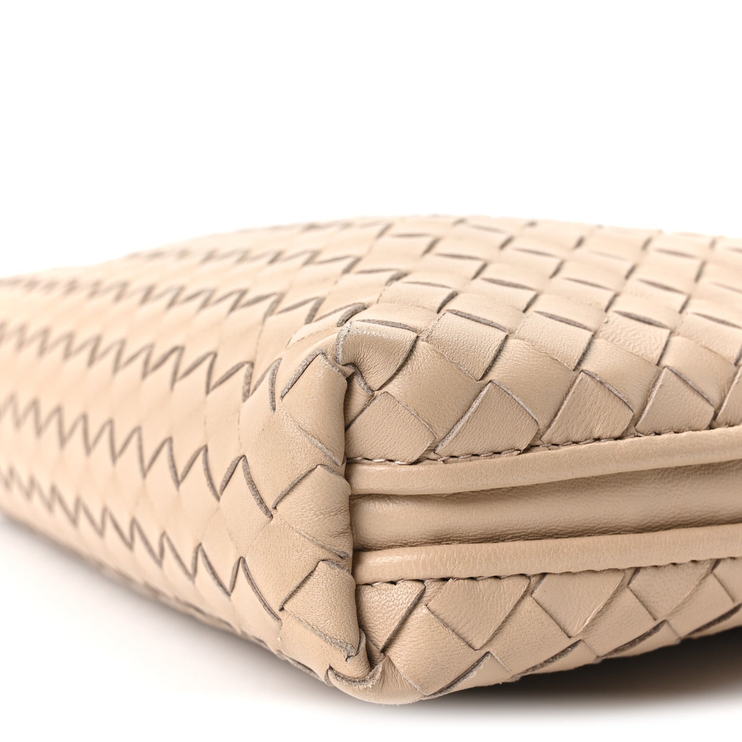 Bottega Veneta Nappa Intrecciato Nodini Crossbody Messenger Maple 9 of 9
