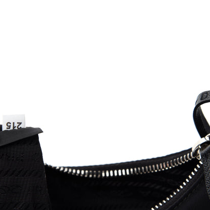 Prada Nylon Re-Edition 2005 Shoulder Bag Black 10 of 12