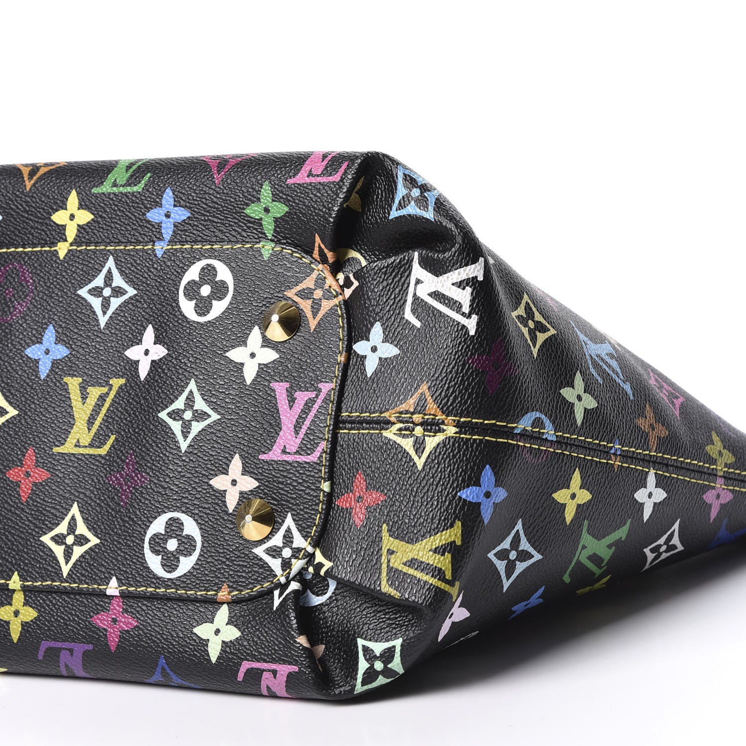 Louis Vuitton Monogram Multicolor Annie MM Black 6 of 8