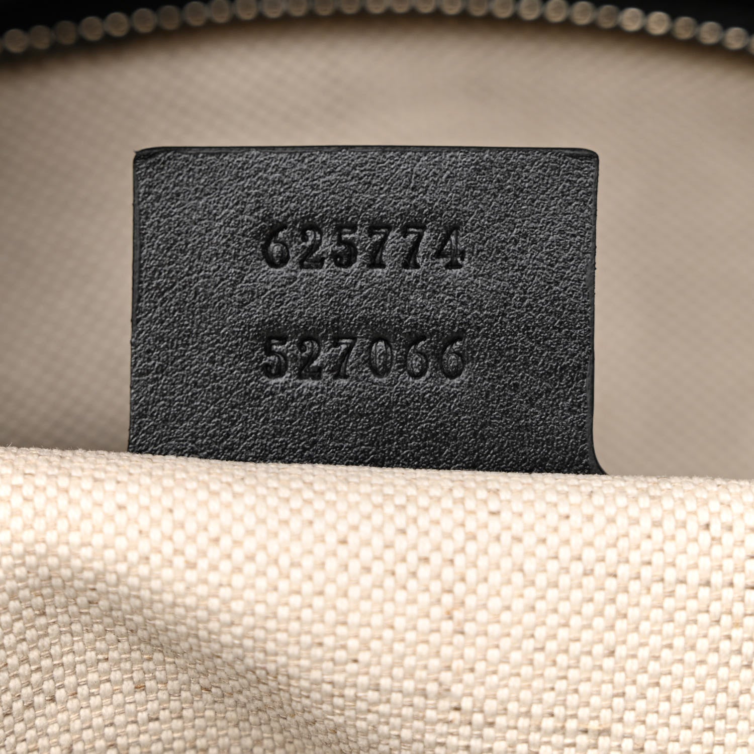 Gucci Calfskin GG Tennis Embossed Tote Bag Black 7 of 10