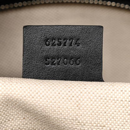 Gucci Calfskin GG Tennis Embossed Tote Bag Black 7 of 10