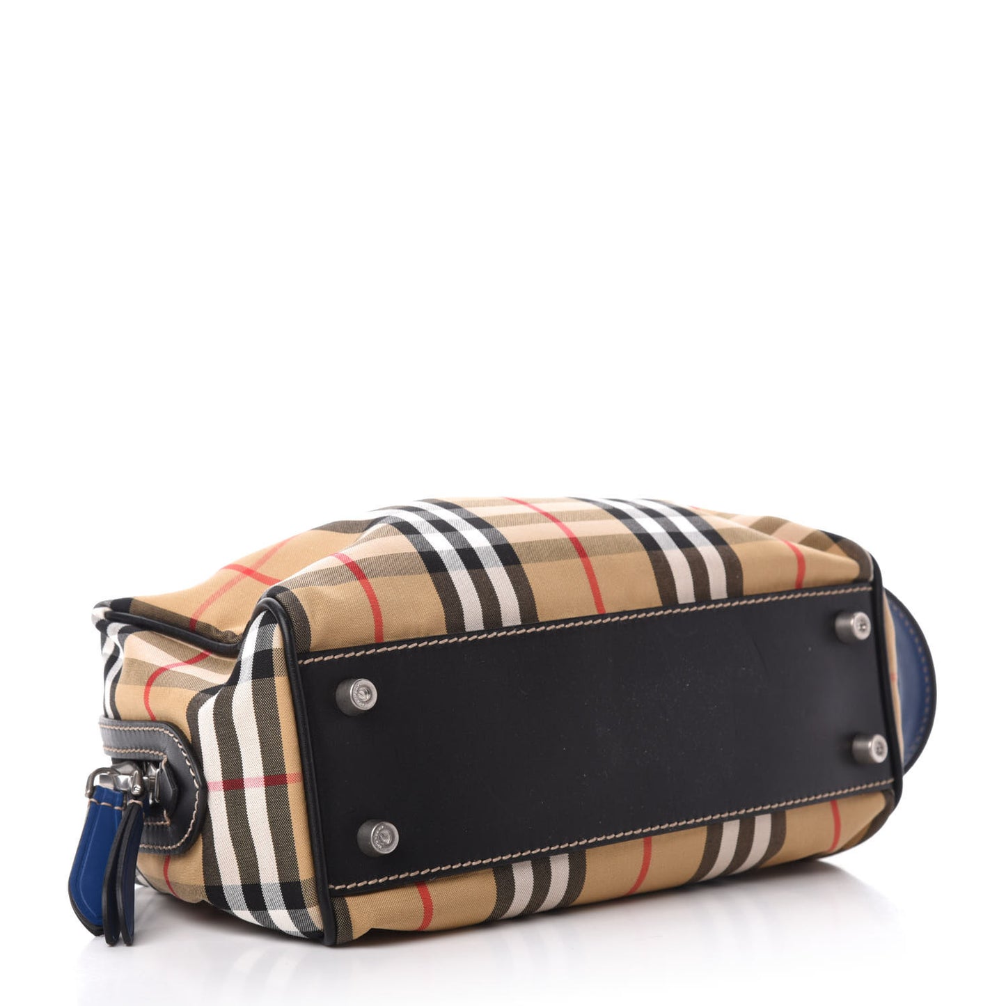 Vintage Check Washbag Canvas Blue