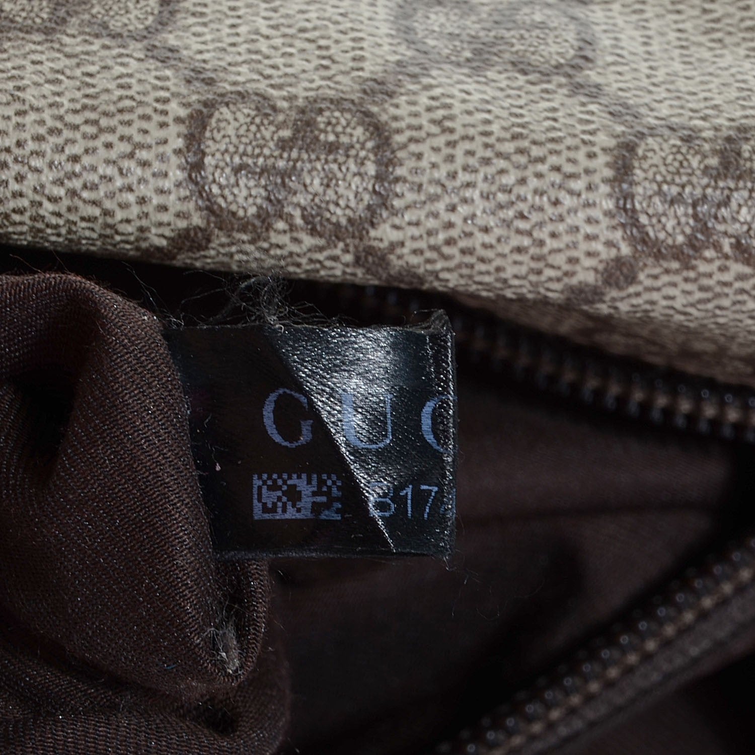 Gucci GG Plus Monogram Web Large Flap Messenger Bag Beige Dark Brown 8 of 9