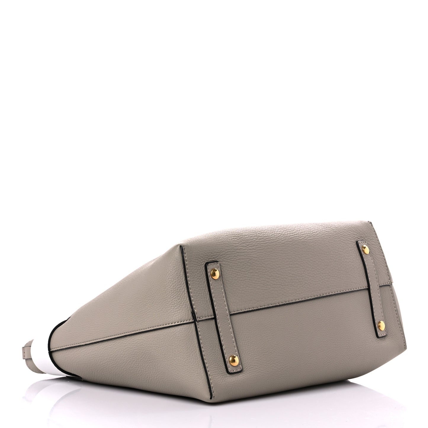 Soft Grain Calfskin Medium Belt Bag Mineral Grey