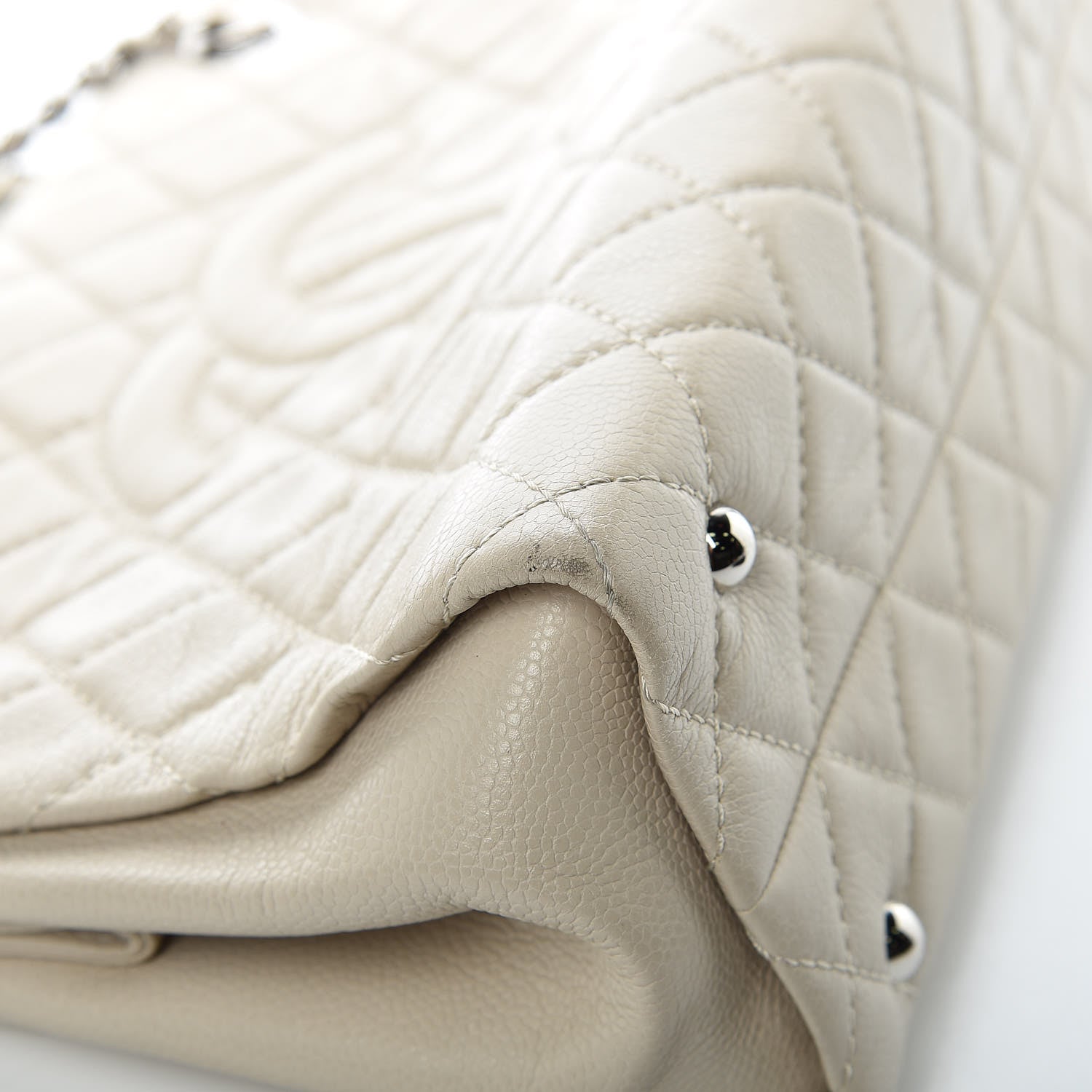 Chanel Caviar Quilted Timeless CC Shopping Tote Beige Clair 11 of 14