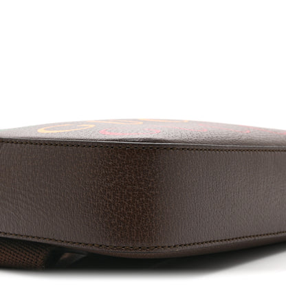 Gucci Textured Dollar Calfskin Gucci 100 Aria Belt Bag 80 32 New Acero Multicolor 10 of 11